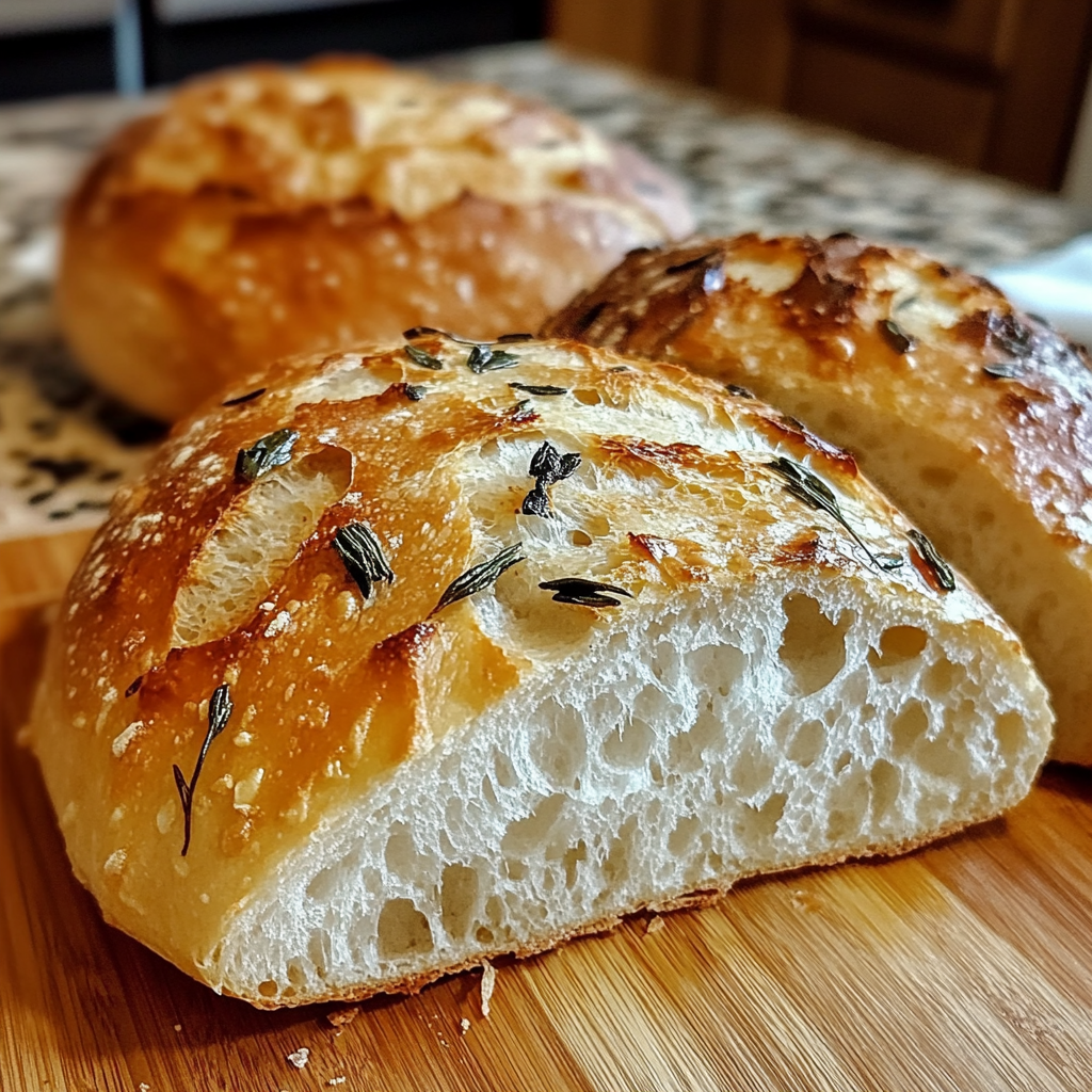 Crusty Italian bread