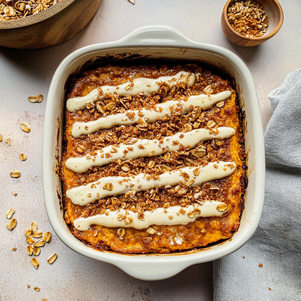 Easy Pumpkin Baked Oatmeal