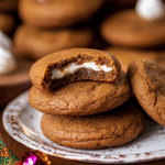 Gingerbread Cheesecake Cookies