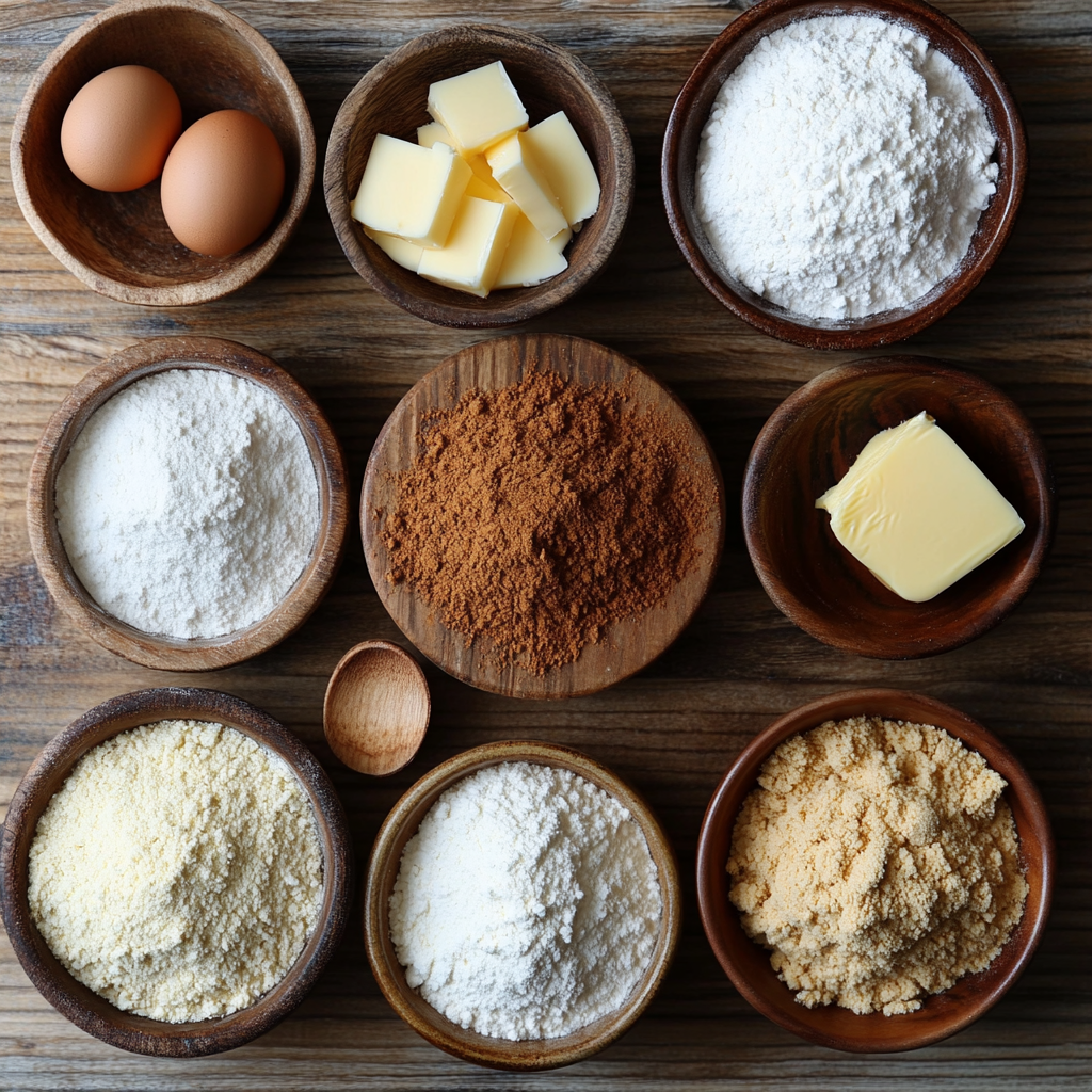 Gingerbread Cheesecake Cookies ingredients