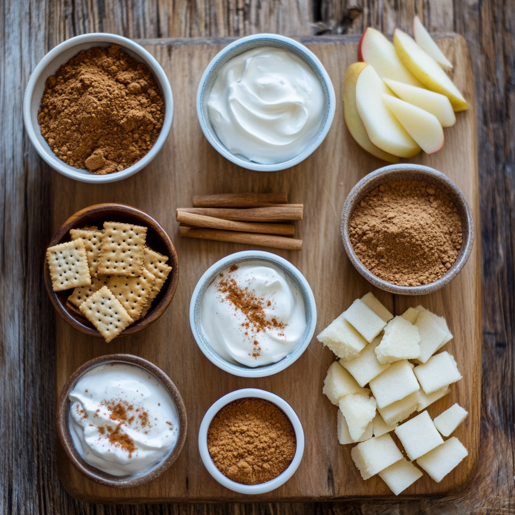 Gingerbread Cheesecake Dip ingredients