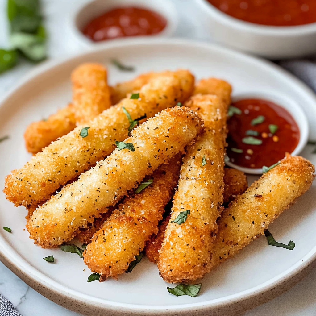 Homemade Mozzarella Sticks