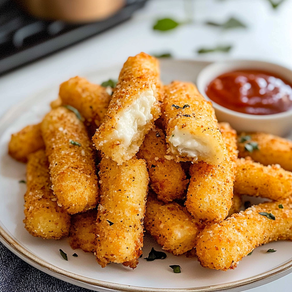 Homemade Mozzarella Sticks