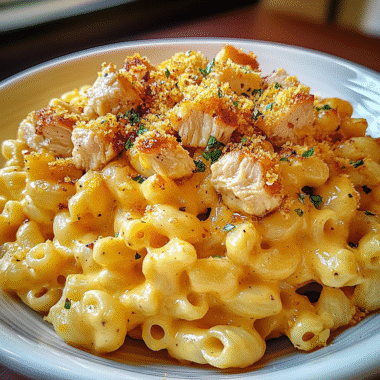 Honey Pepper Chicken Mac and Cheese