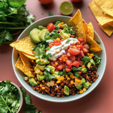 Lentil Taco Salad