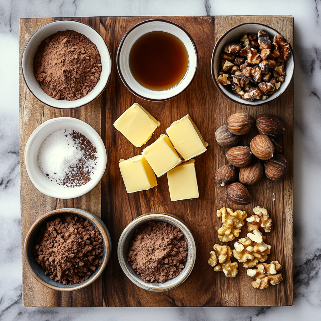 Maple Walnut Fudge ingredients