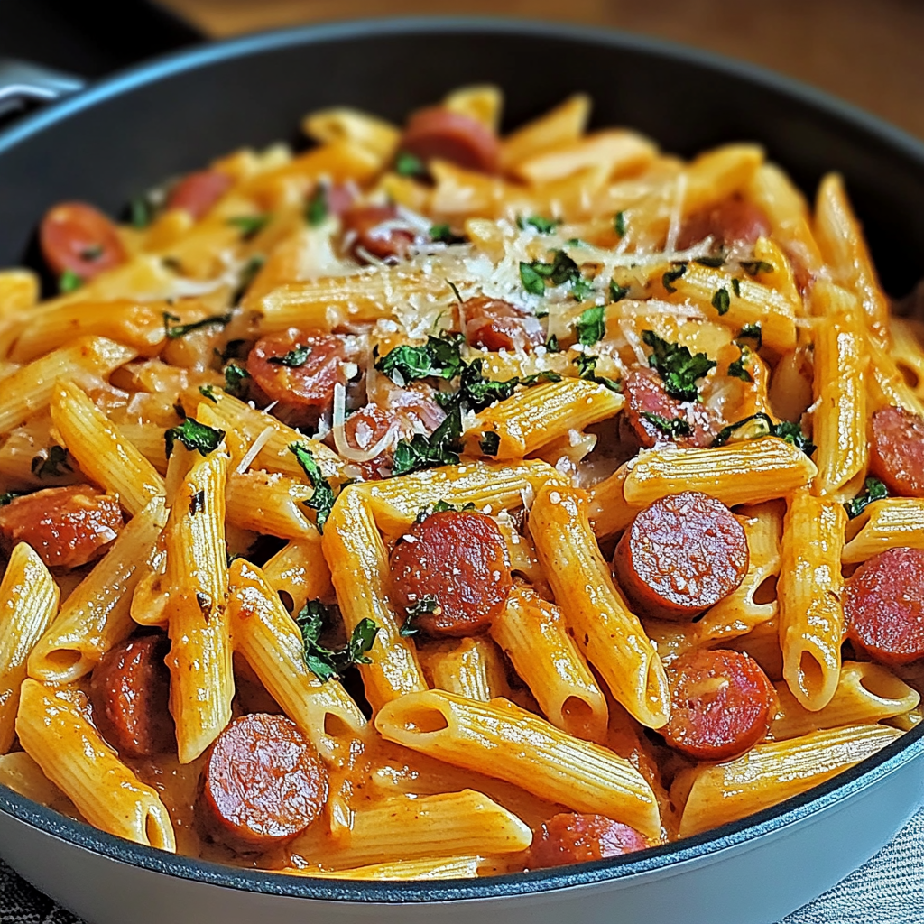 One Pot Kielbasa Pasta
