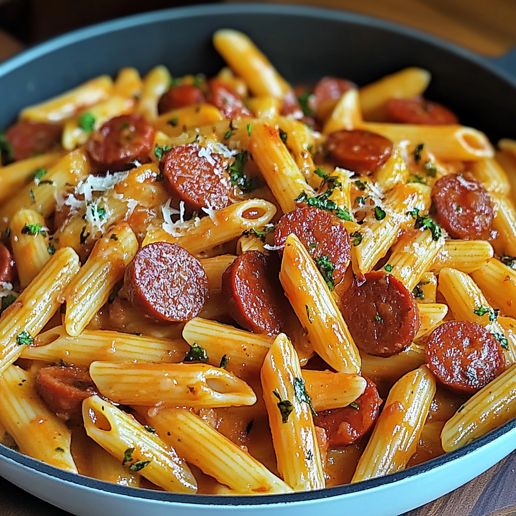 One Pot Kielbasa Pasta