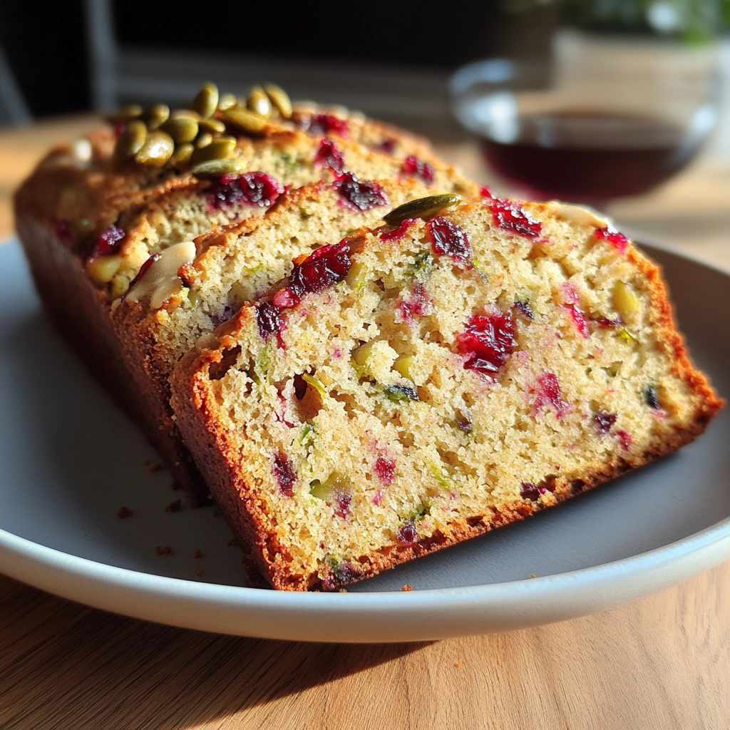 Orange Cranberry Zucchini Bread