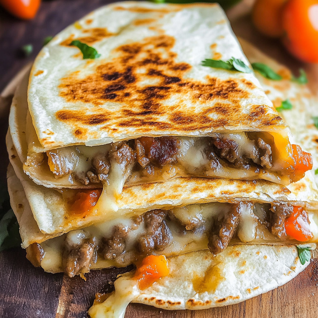Philly Cheesesteak Quesadillas