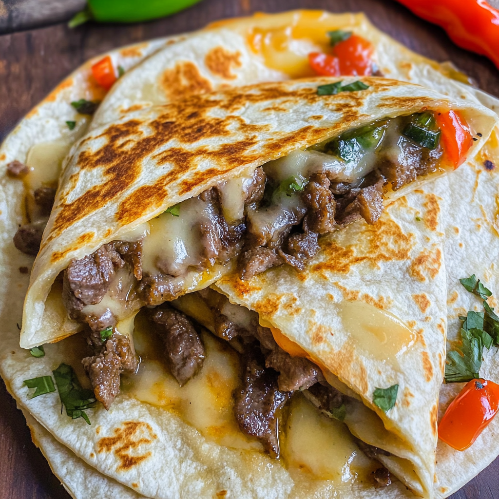 Philly Cheesesteak Quesadillas