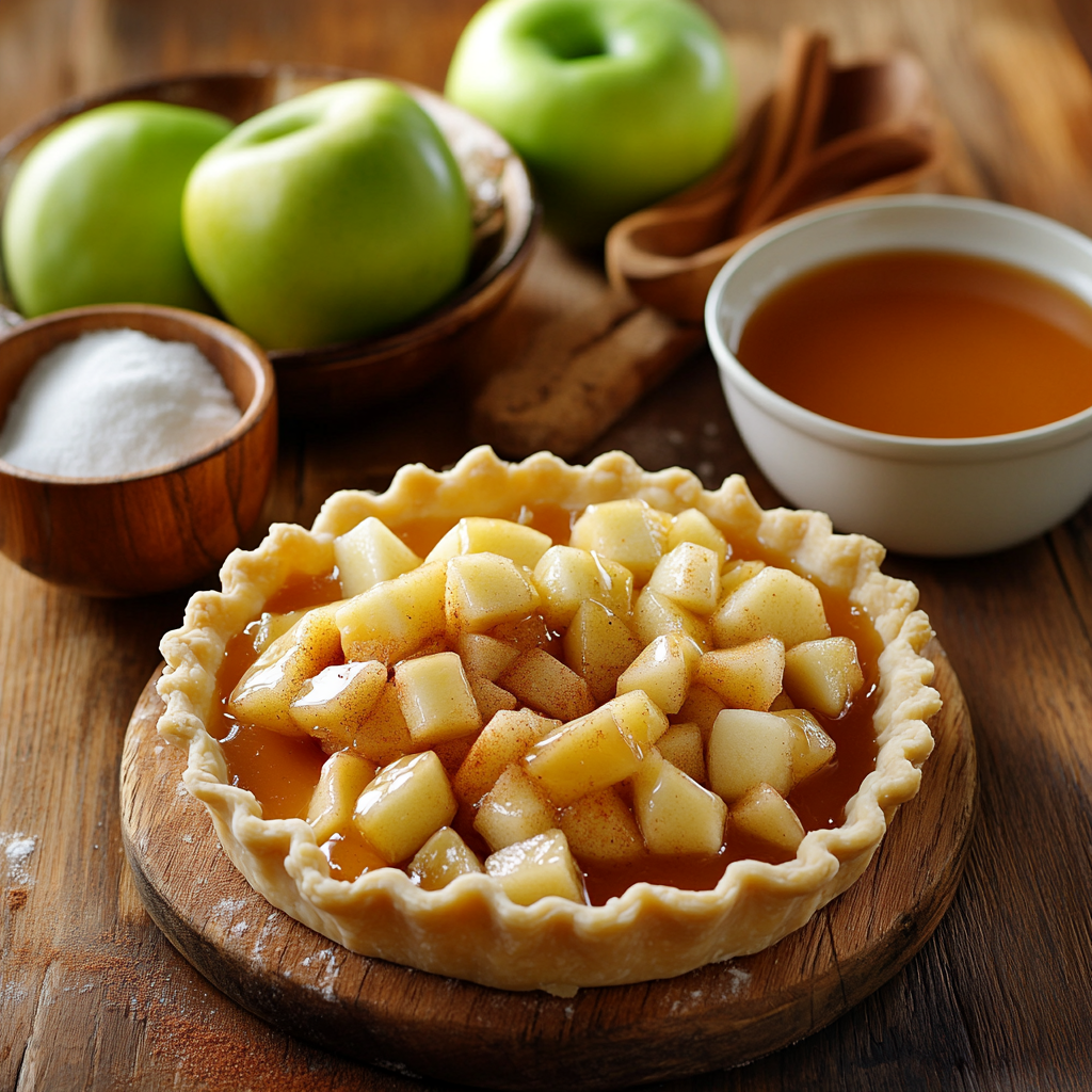 Simple Caramel Apple Pie Bombs ingredients