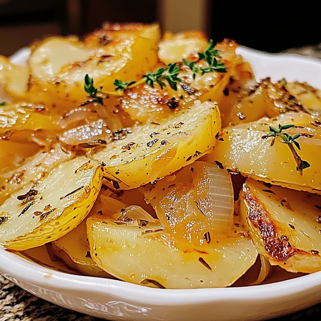 Slow Cooker Lipton Onion Potatoes