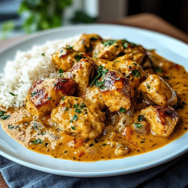 Smothered Chicken and Rice