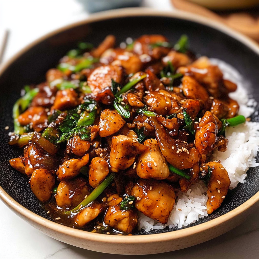 Spicy Ginger Chicken Stir Fry