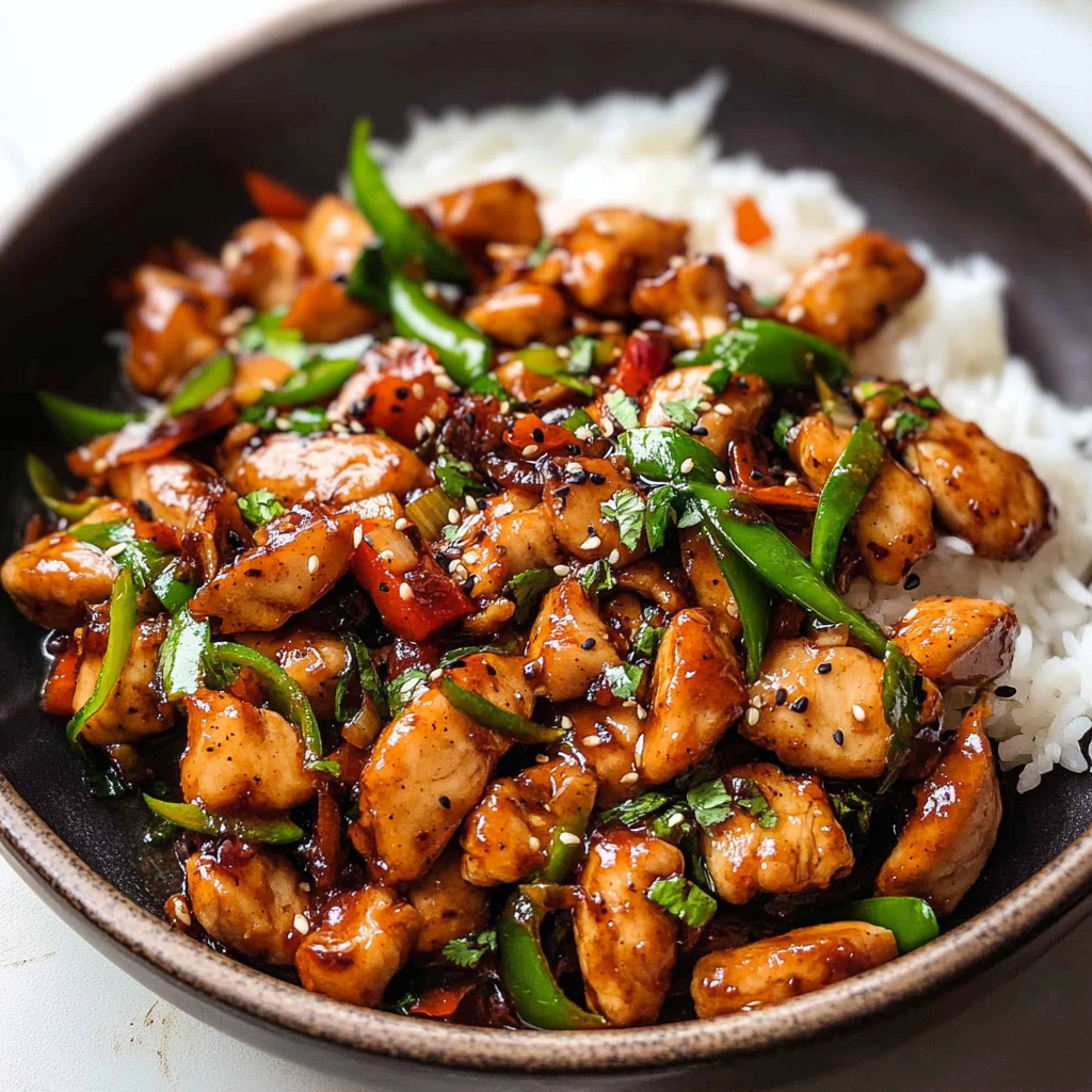 Spicy Ginger Chicken Stir Fry