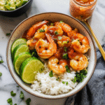 Spicy Shrimp Rice Bowls