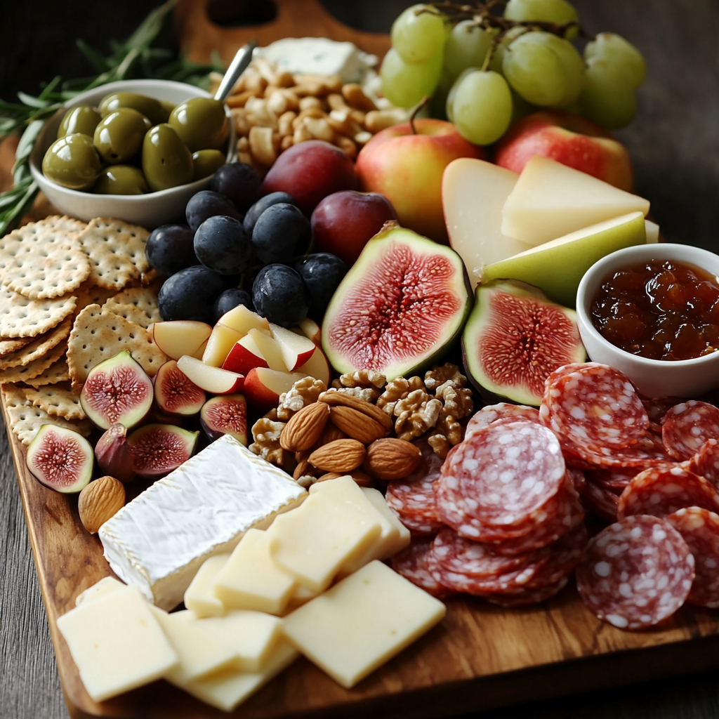 Thanksgiving Charcuterie Board ingredients