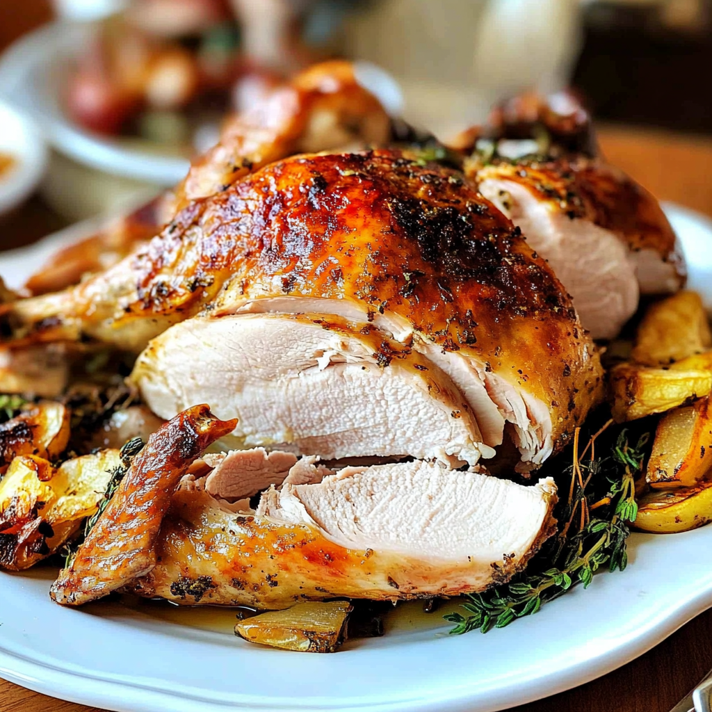 Thanksgiving Herb Butter Roast Turkey