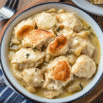 chicken and dumplings with biscuits