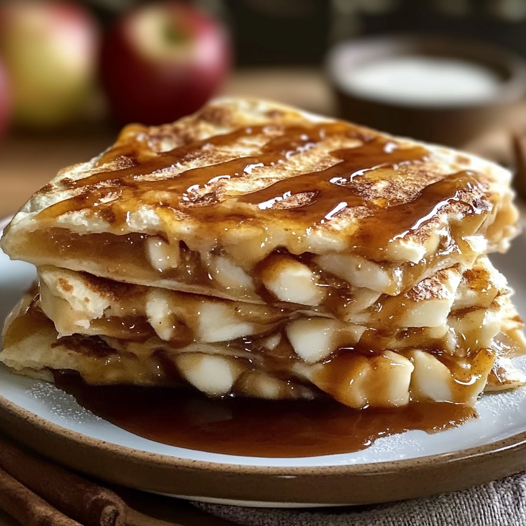 Apple Cinnamon Breakfast Quesadillas