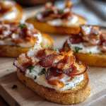 Bacon Crostini