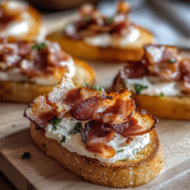 Bacon Crostini