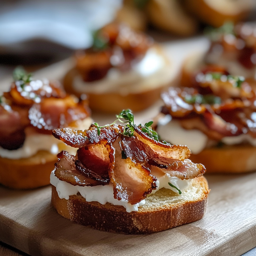 Bacon Crostini