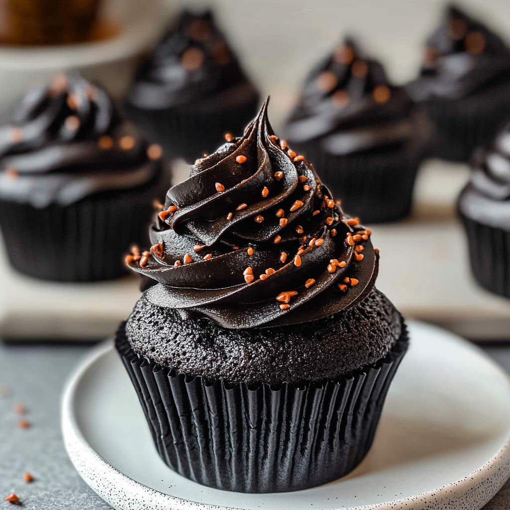 Black Velvet Cupcakes