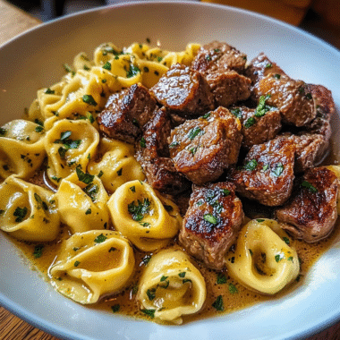 Buttery Steak Tortellini