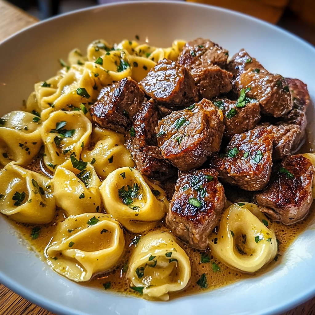 Buttery Steak Tortellini