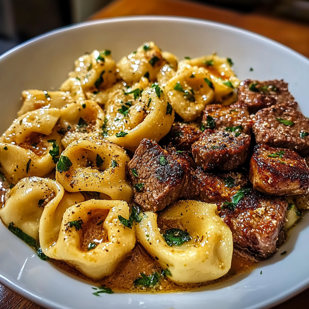Buttery Steak Tortellini