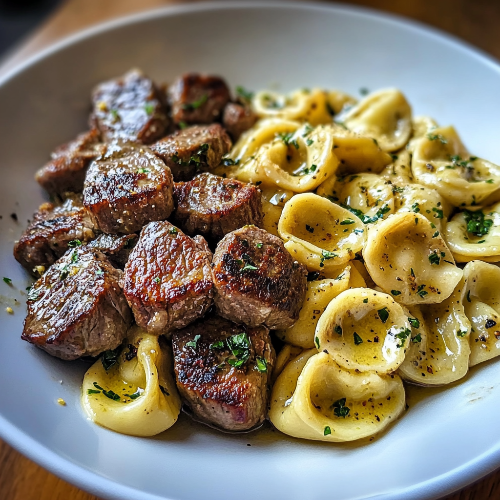 Buttery Steak Tortellini