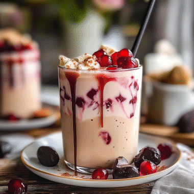 Cherry Earl Grey Milk Tea