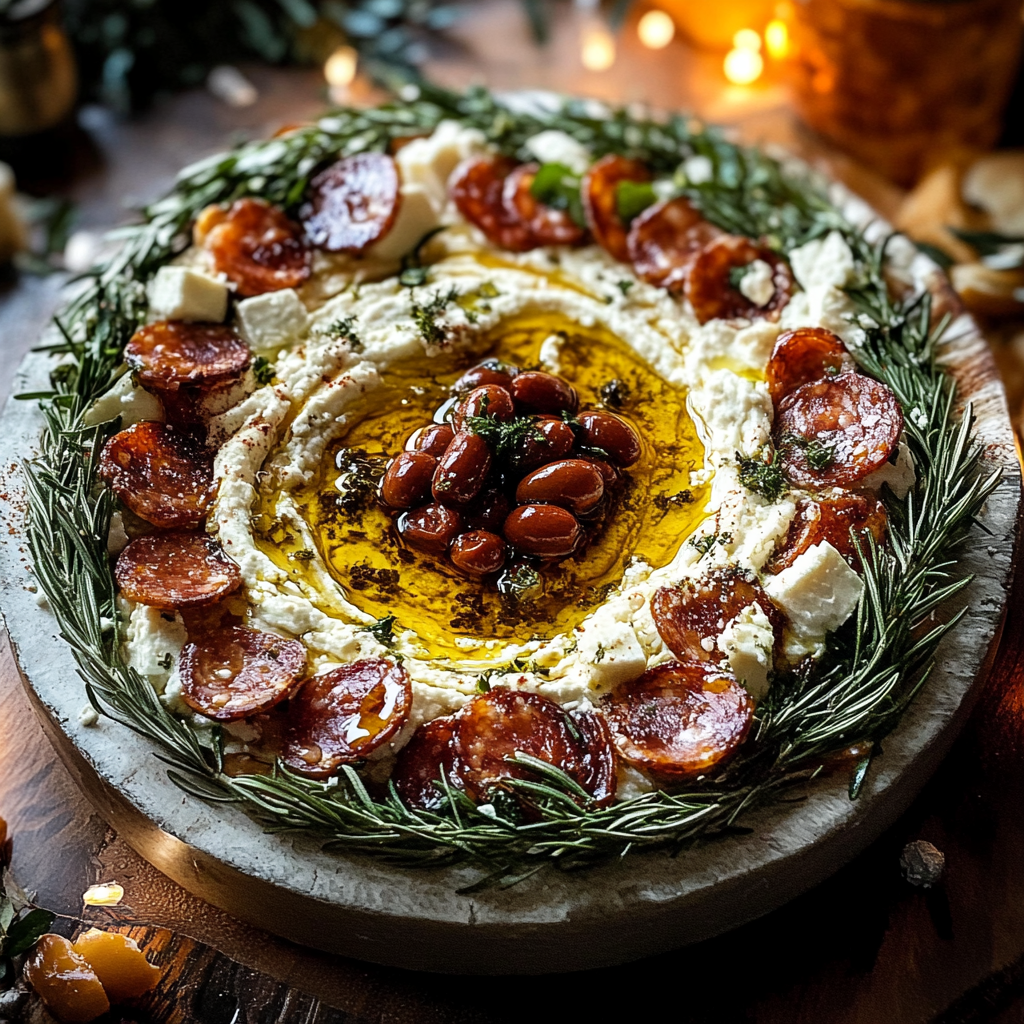 Chili Hot Honey Whipped Feta Dip