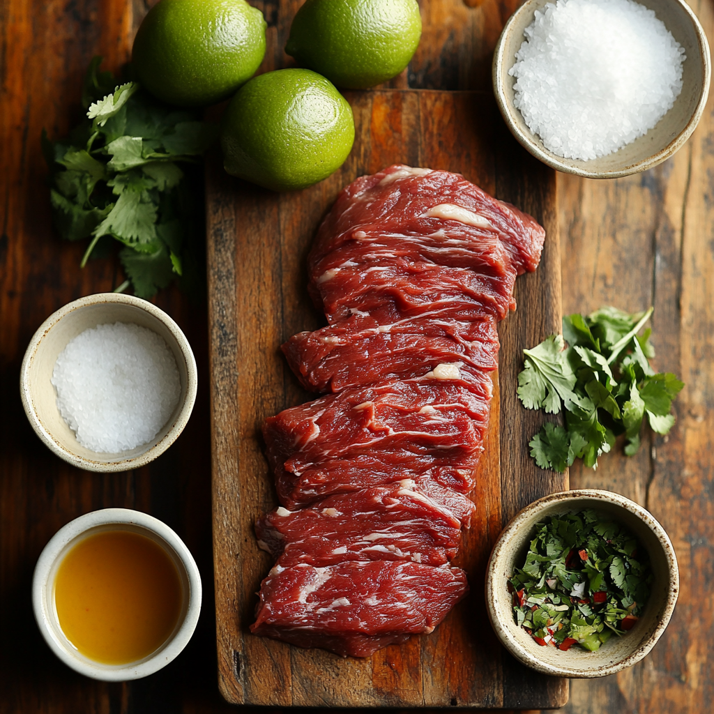 Chili Lime Flank Steak ingredients