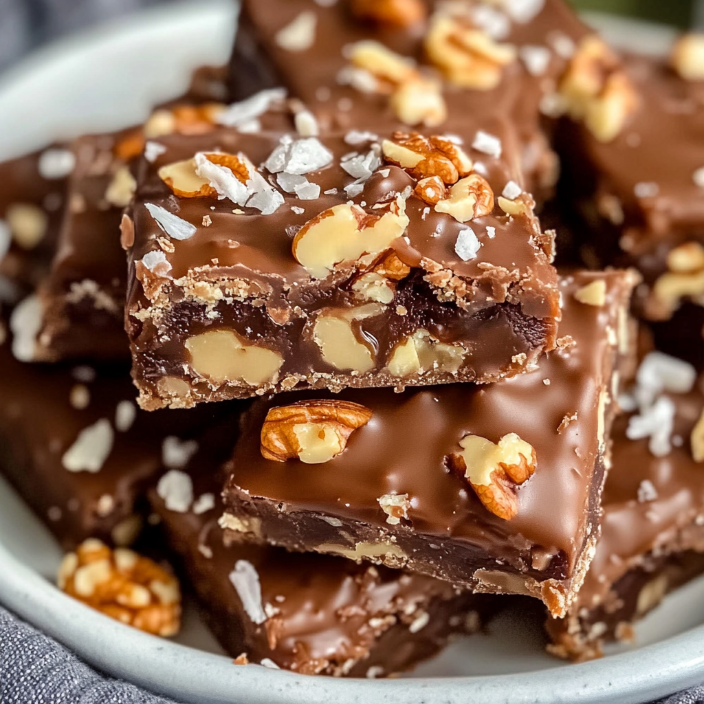 Chocolate Pecan Turtle Clusters