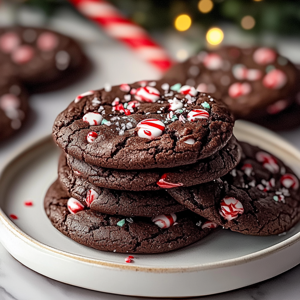 Chocolate Peppermint Cookies