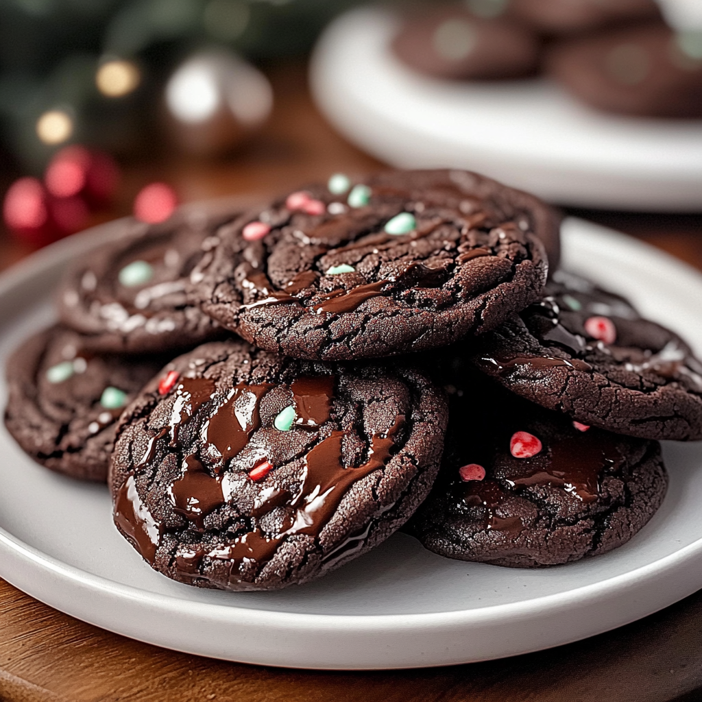Chocolate Peppermint Cookies
