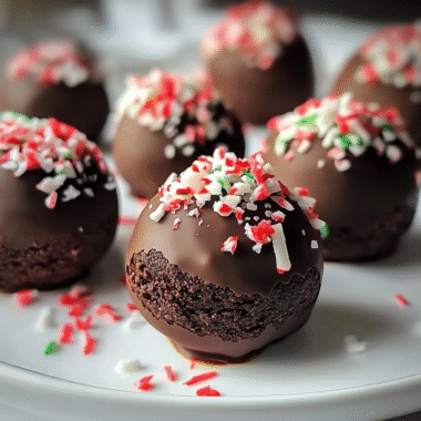 Chocolate Peppermint Truffles