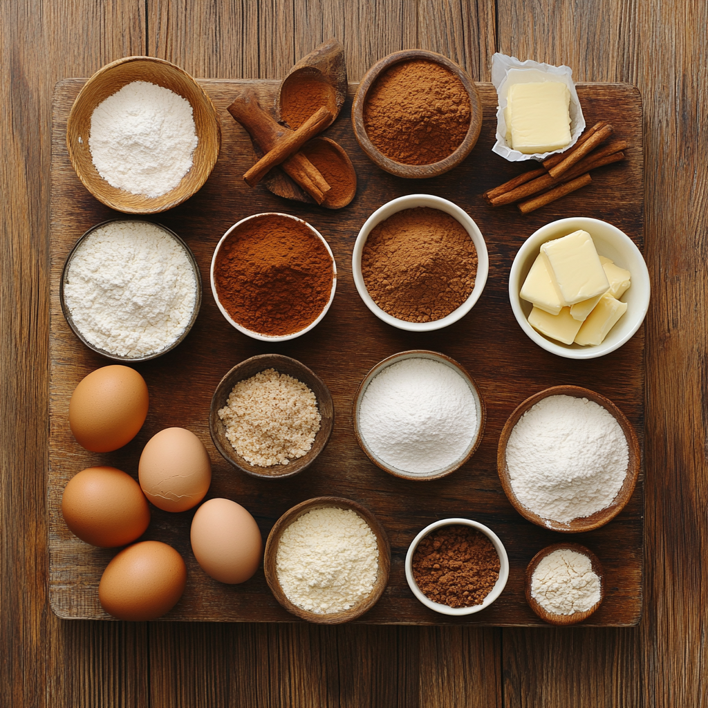 Christmas Cinnamon Streusel Sour Cream Coffee Cake ingredients