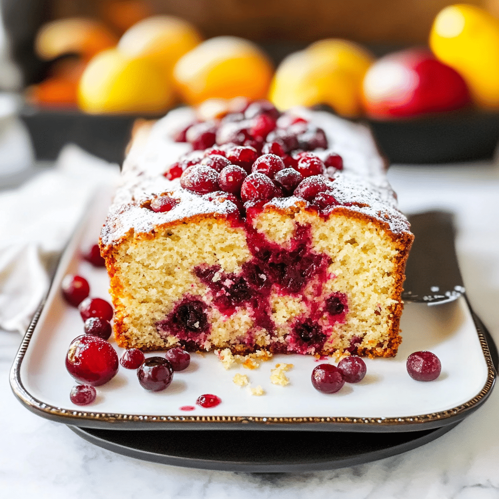 Christmas Cranberry Orange Loaf