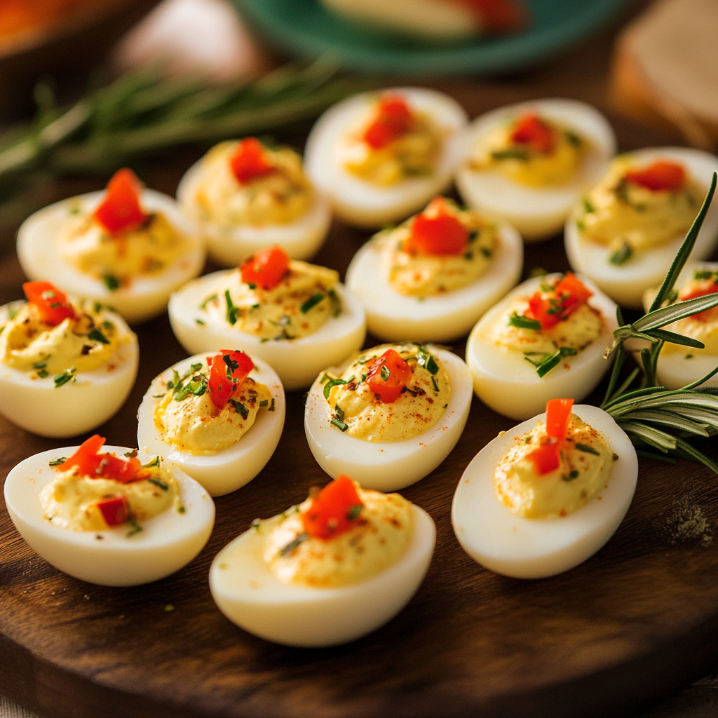 Christmas Deviled Eggs