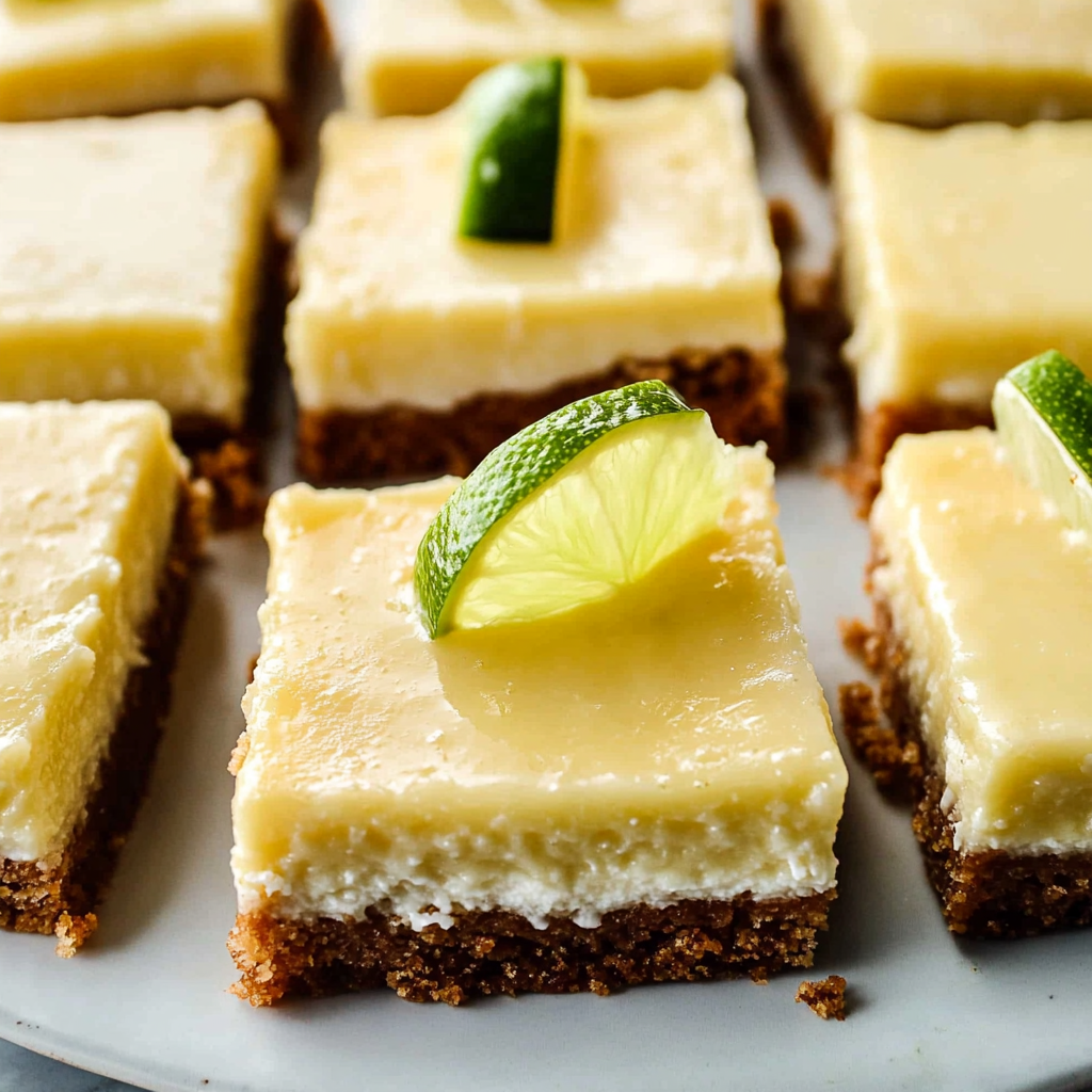 Christmas Key Lime Pie Bars