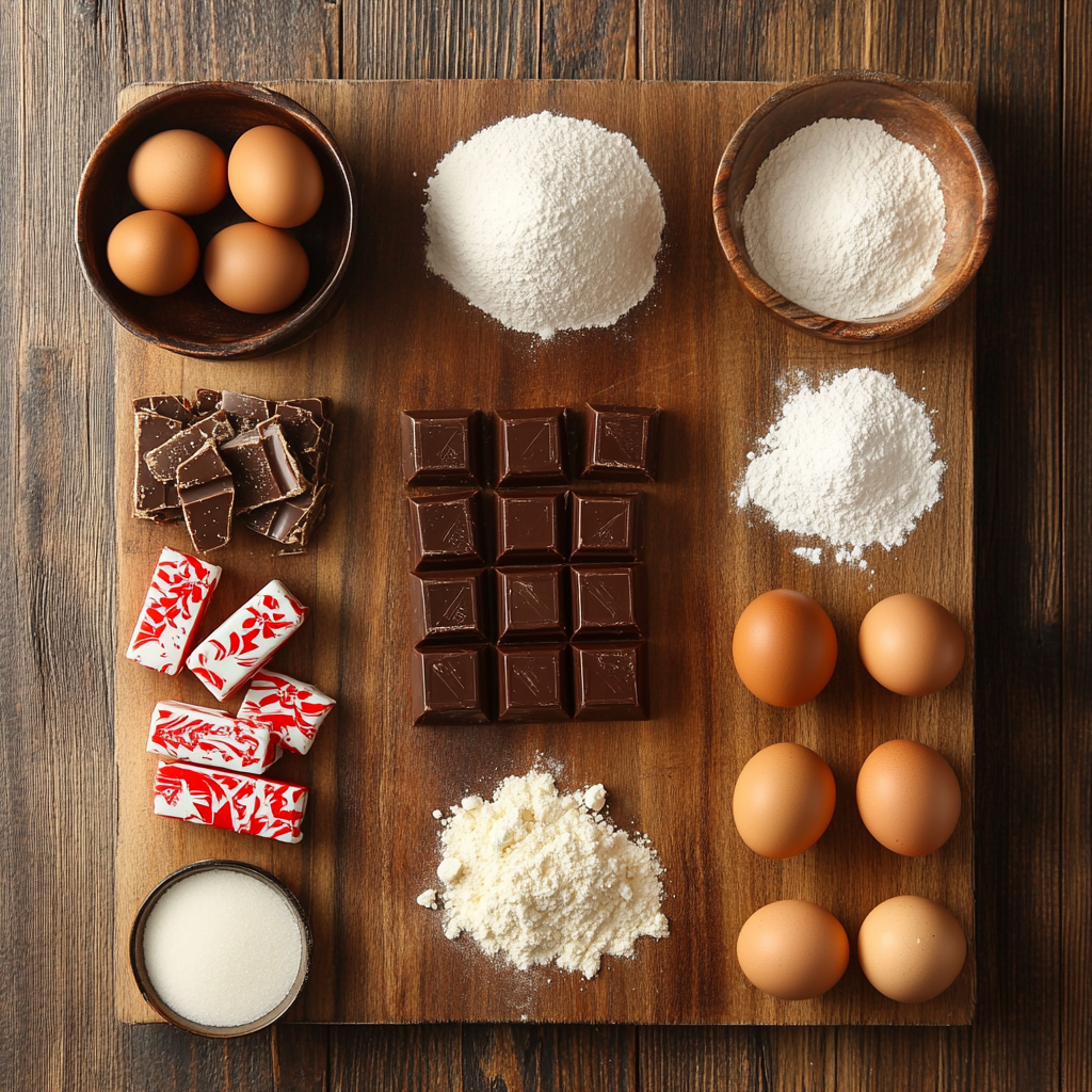 Christmas Kit Kat Cookies ingredients