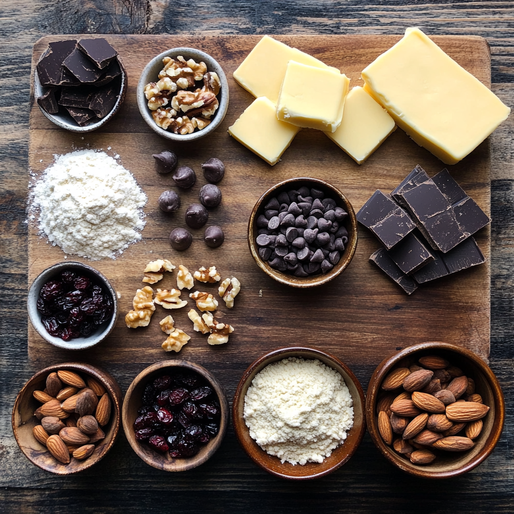Christmas Kitchen Sink Cookies ingredients