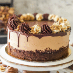 Peanut Butter Chocolate Mousse Cake