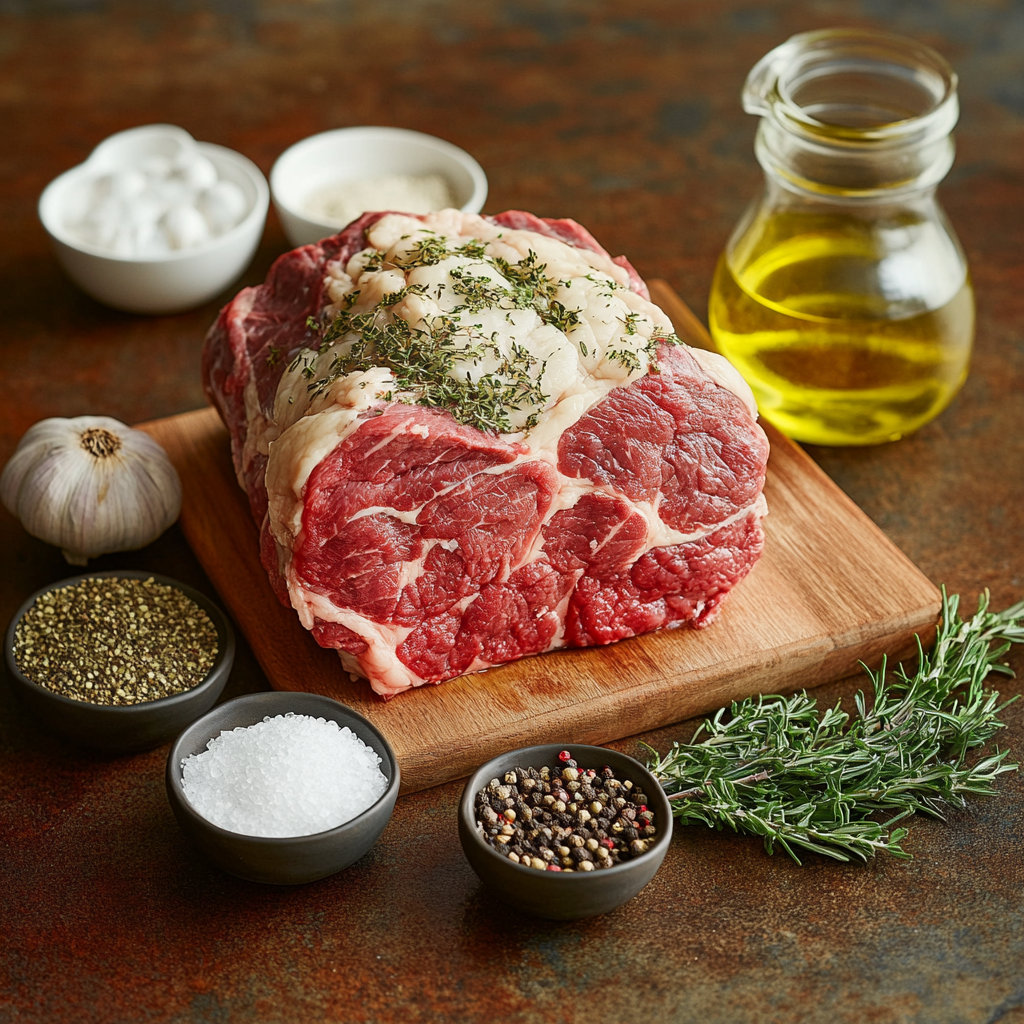 Christmas Prime Rib Recipe ingredients