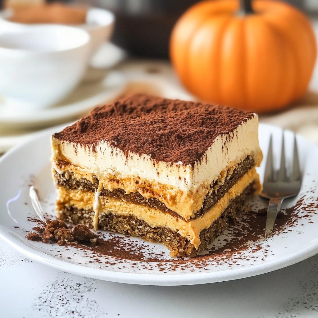 Christmas Pumpkin Tiramisu