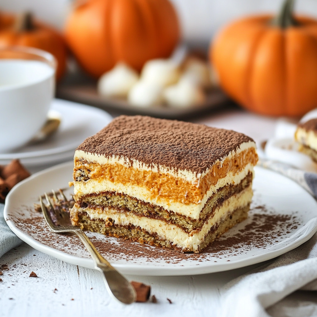Christmas Pumpkin Tiramisu